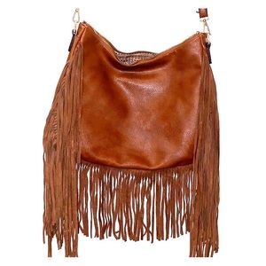 Cross-body Fringe satchel